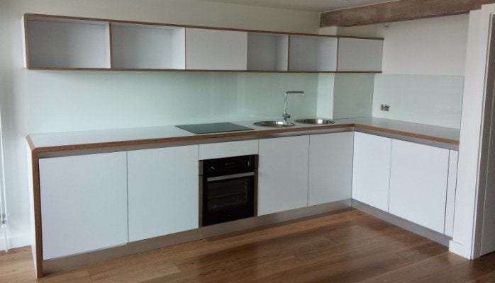 Modern style white kitchen furniture