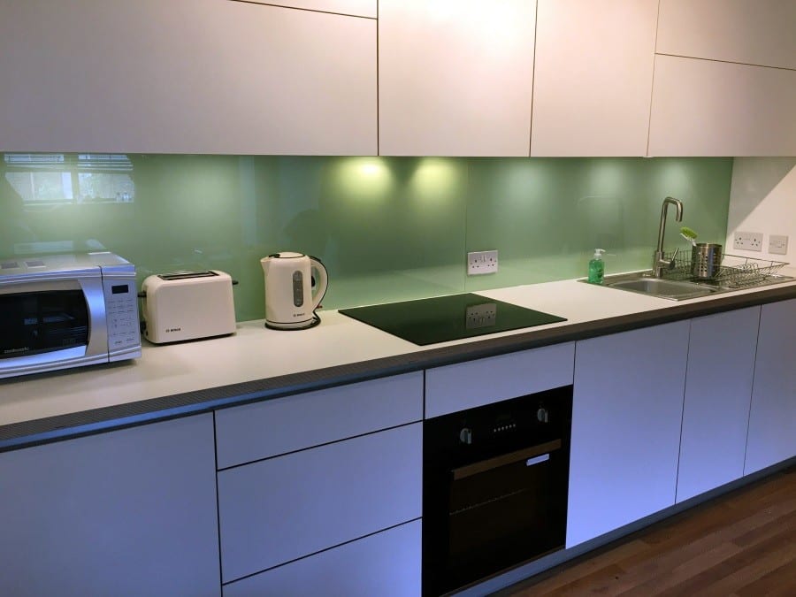 Modern style plywood fitted kitchen