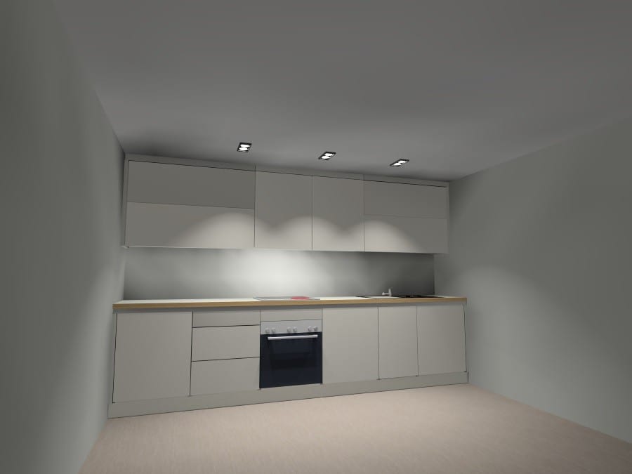 3d visualisation Modern style plywood kitchen 3d visualisation Modern style plywood kitchen