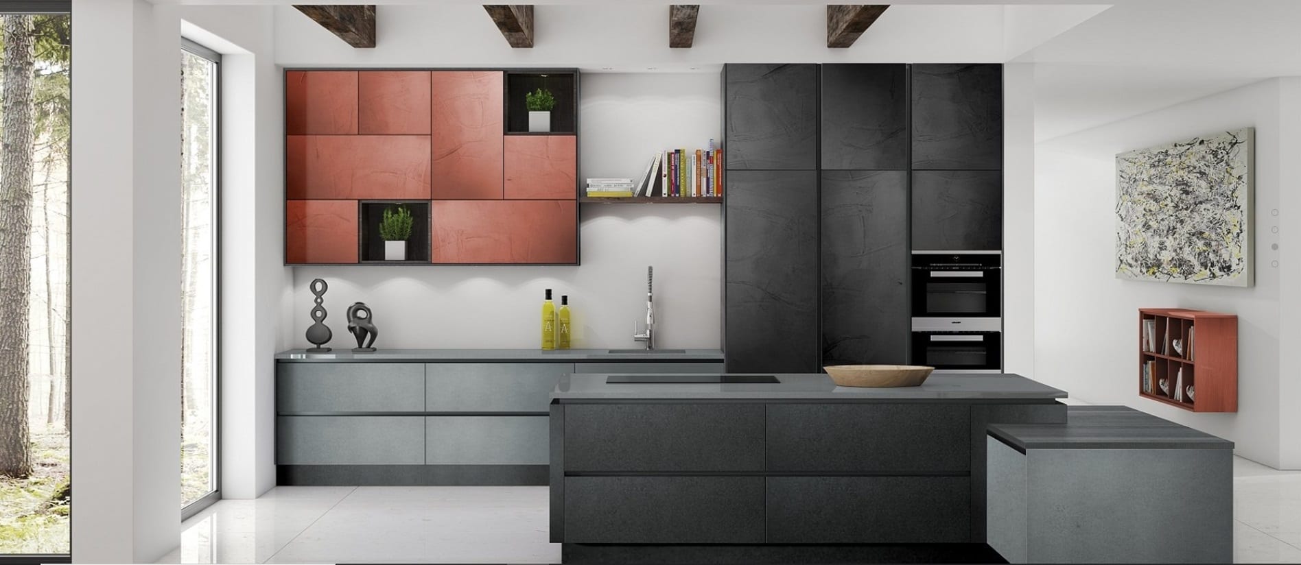 Metallic coated finish premium kitchens. Metallic coated finish premium kitchens.