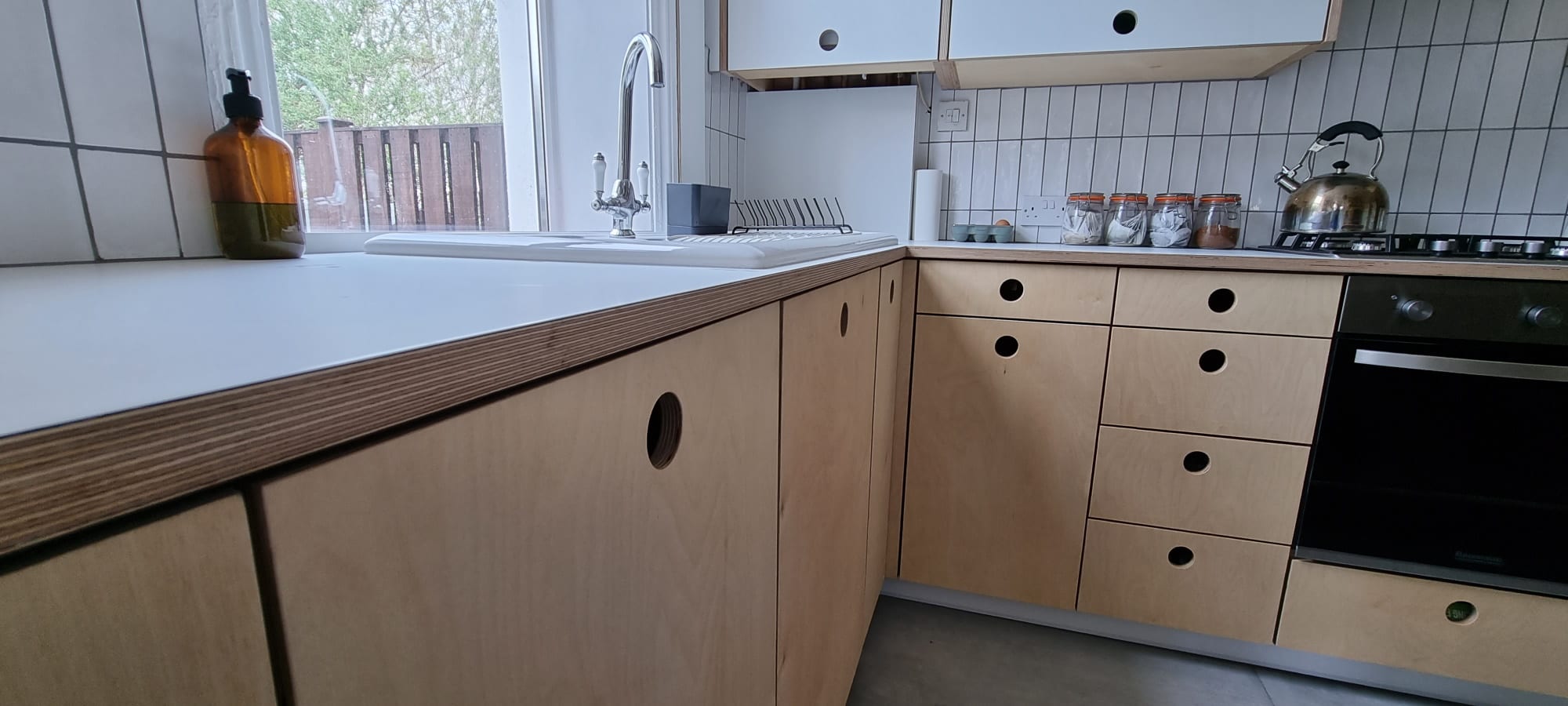 Plywood kitchen