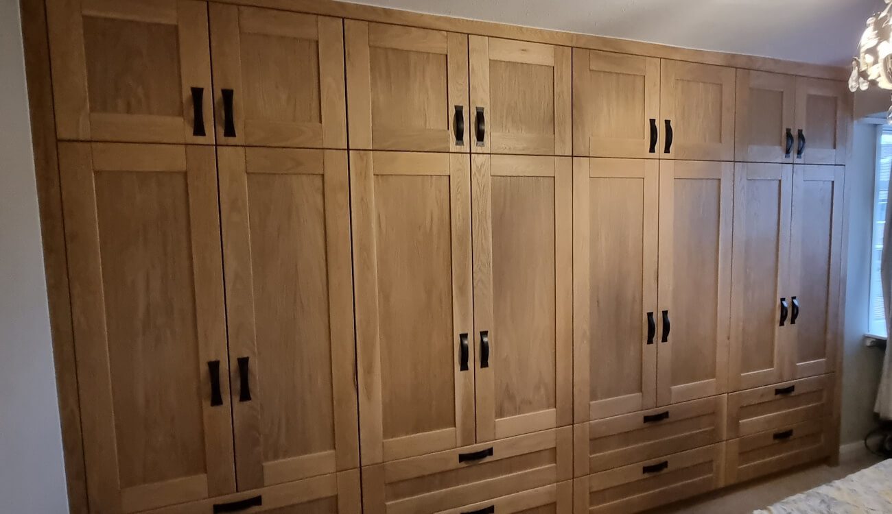 Oak wardrobe Oak wardrobe