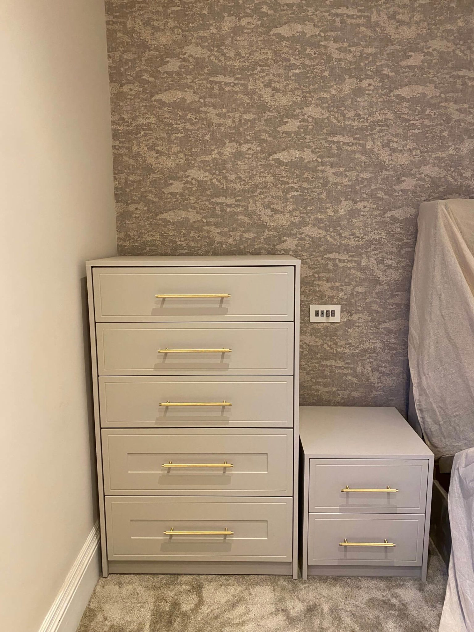 Victorian style bedside cabinets